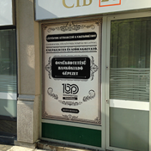 CIB Bank portáldekoráció