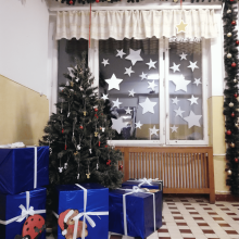 Palotai Vadvirág Óvoda karácsonyi dekoráció